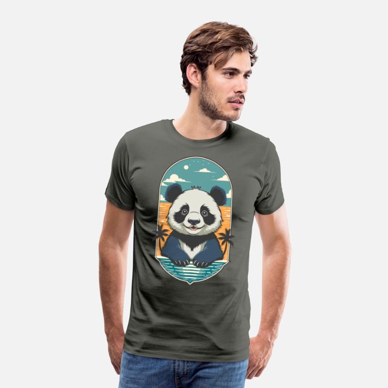 Cute Panda On Vacation