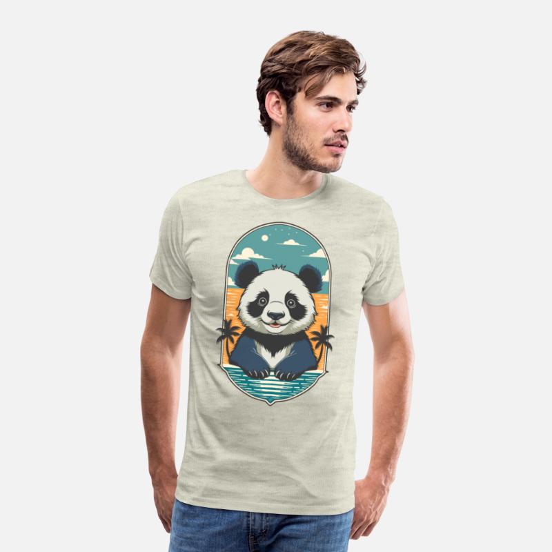 Cute Panda On Vacation