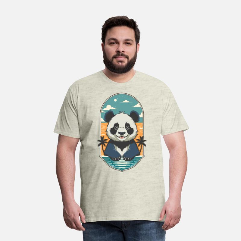 Cute Panda On Vacation