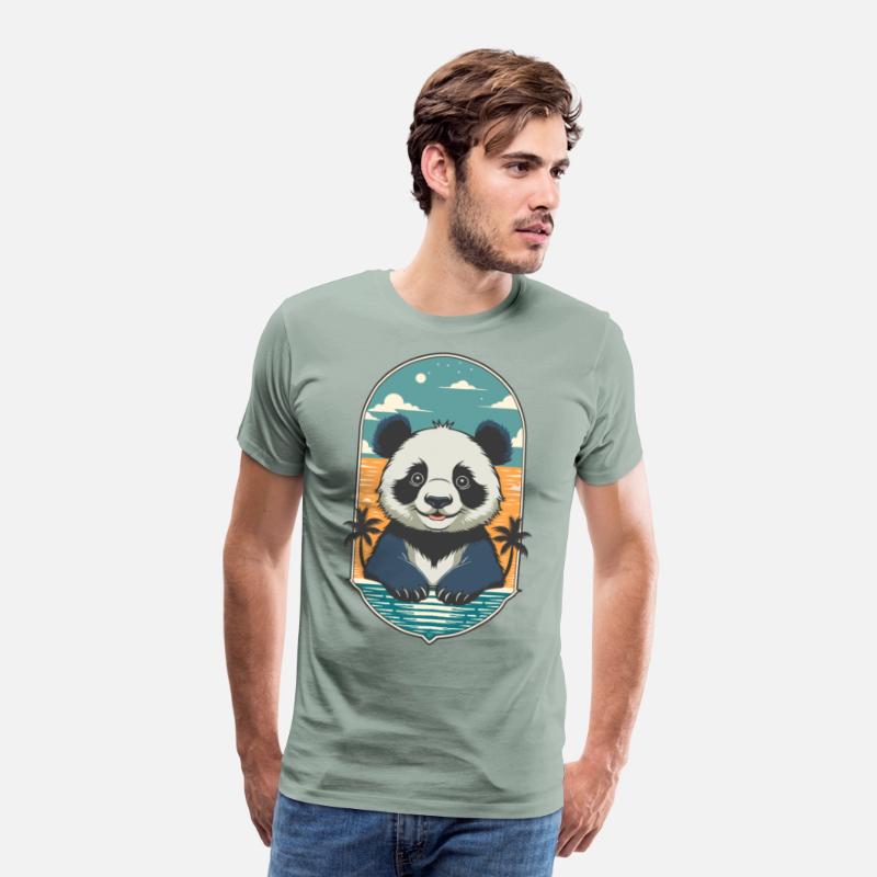 Cute Panda On Vacation
