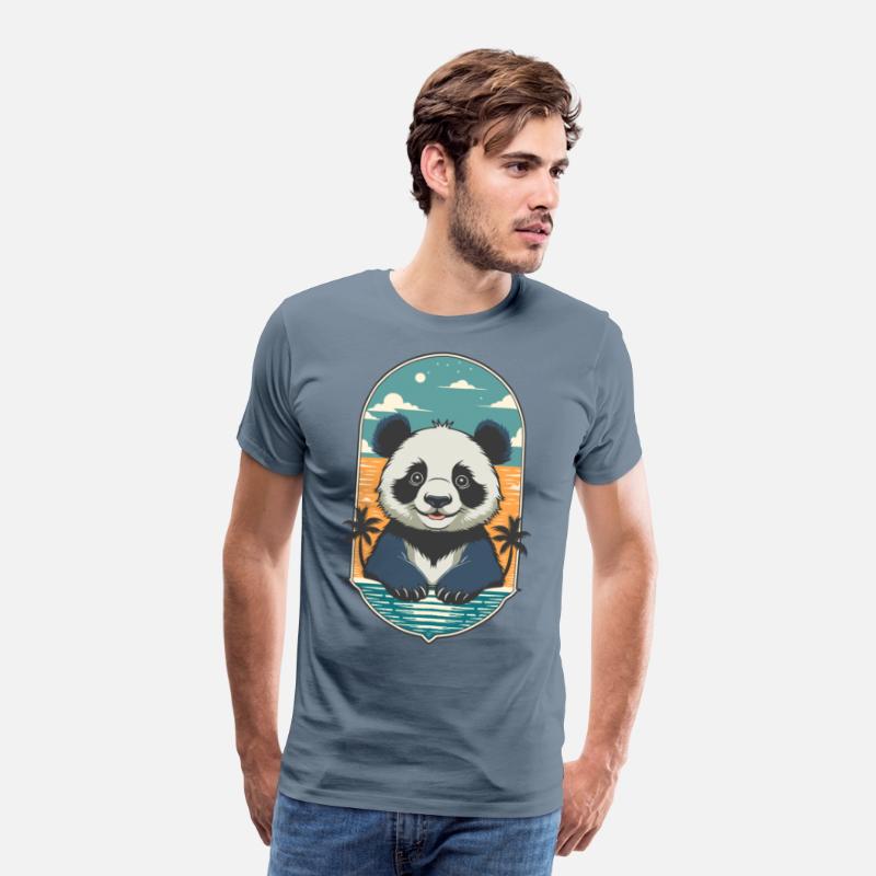 Cute Panda On Vacation