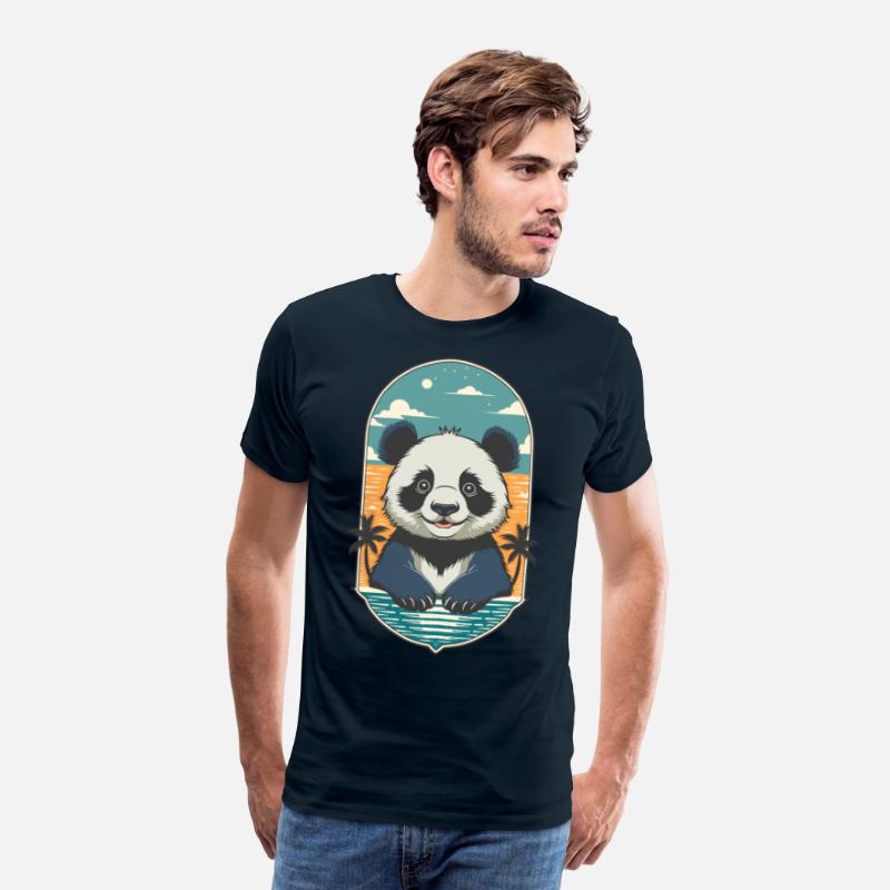 Cute Panda On Vacation