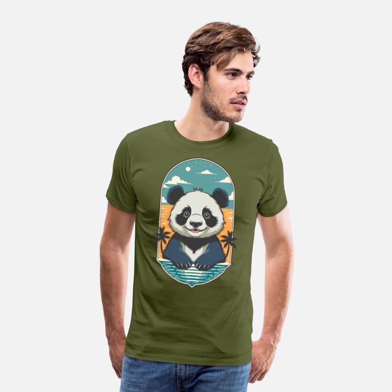 Cute Panda On Vacation