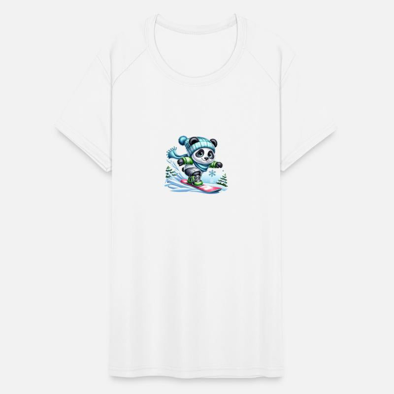 Cute Snowboarder Panda