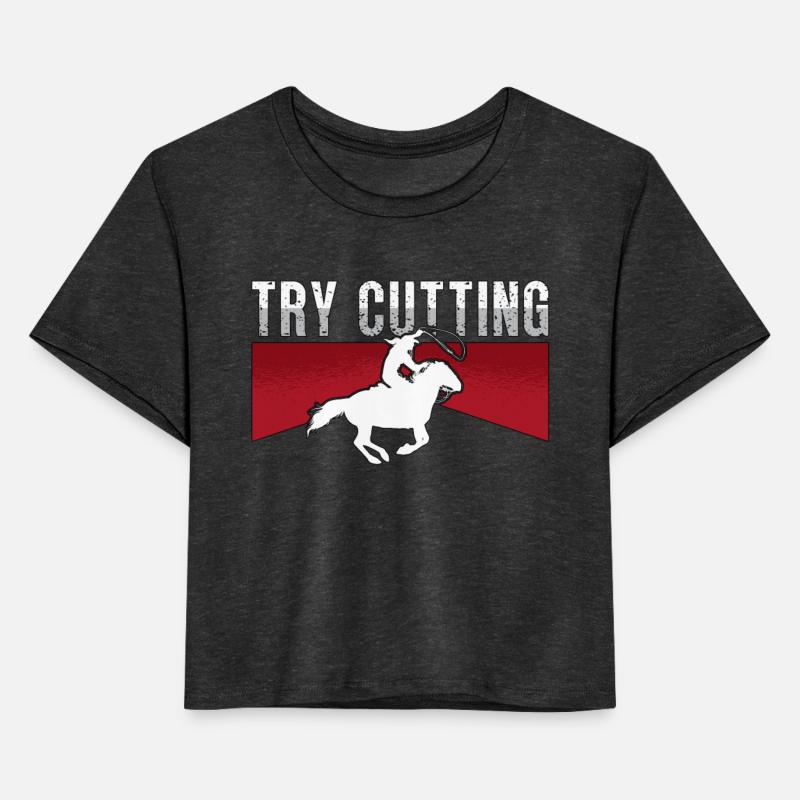 Cutting Horse Try Cutting Western Riding Horseman