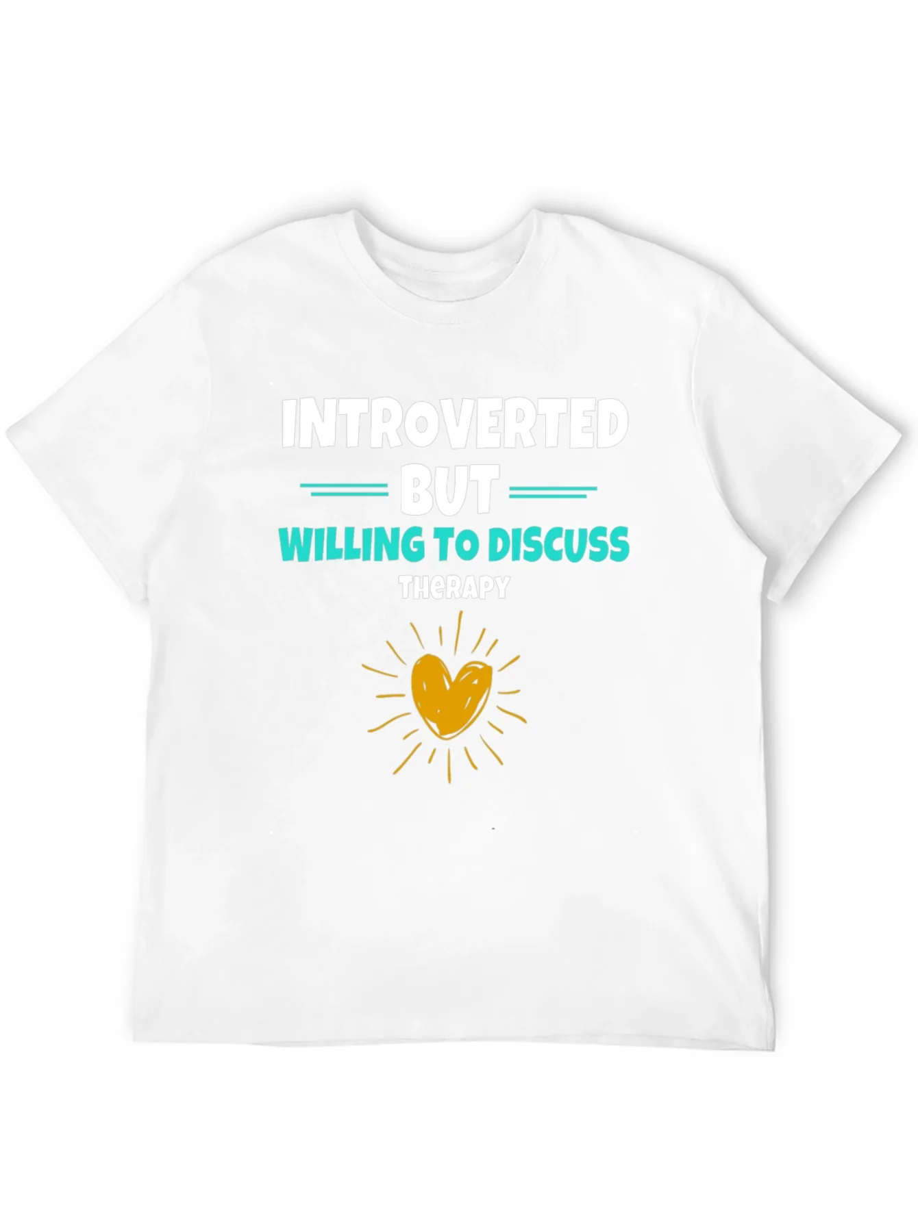 Introverted But Willing to Discuss Therapy Black T-Shirt