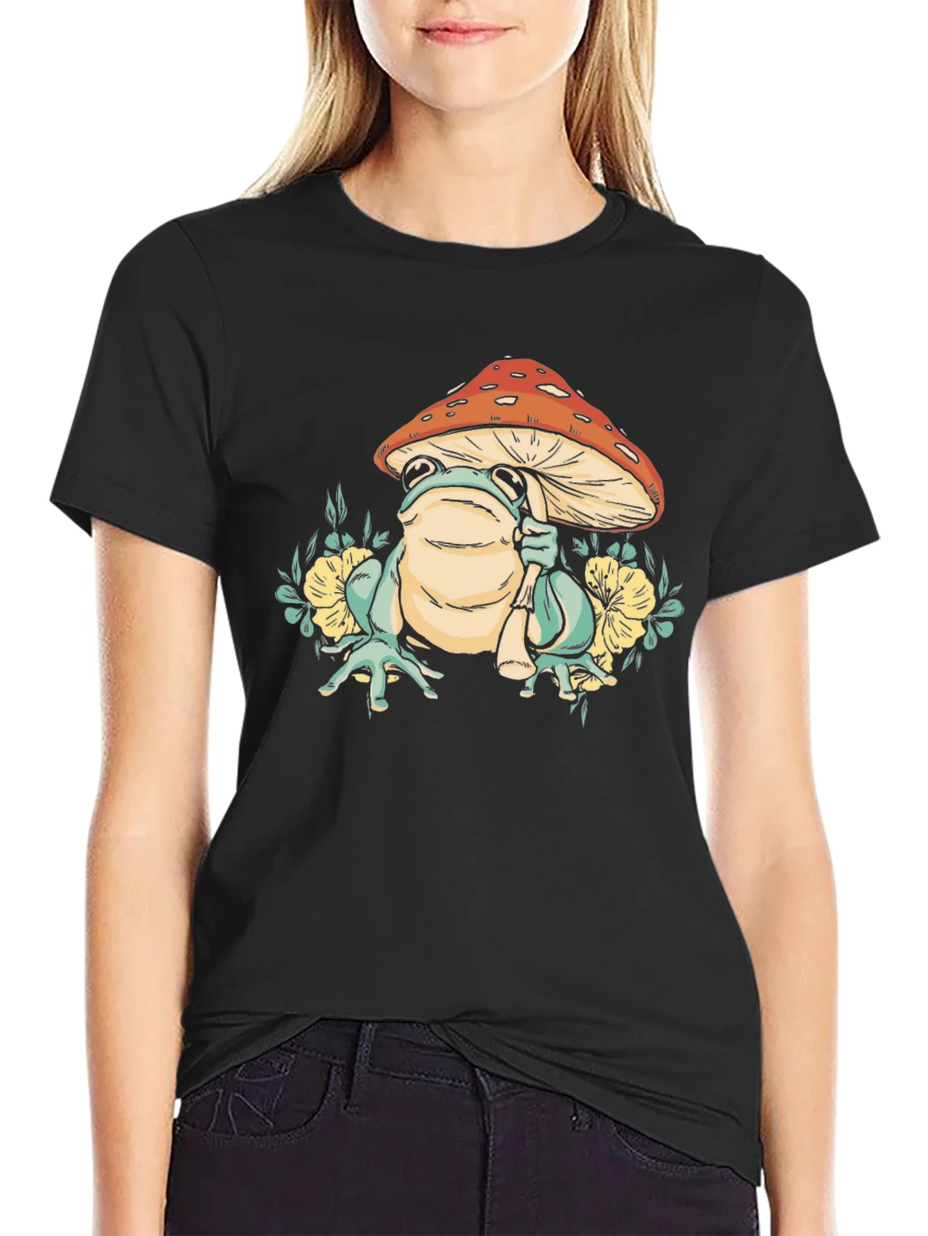 Mushroom Frog Graphic Tee