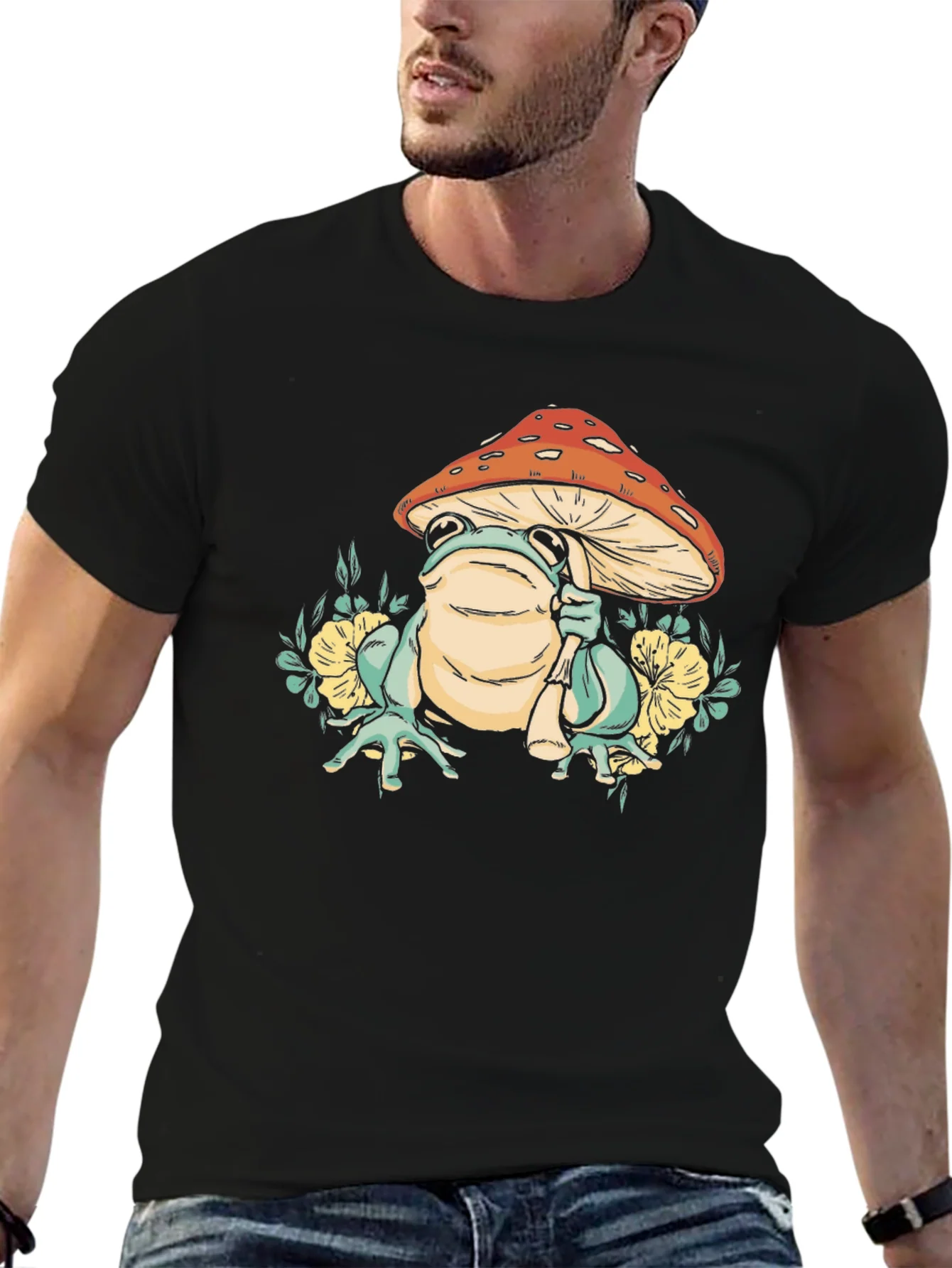 Mushroom Frog Graphic Tee