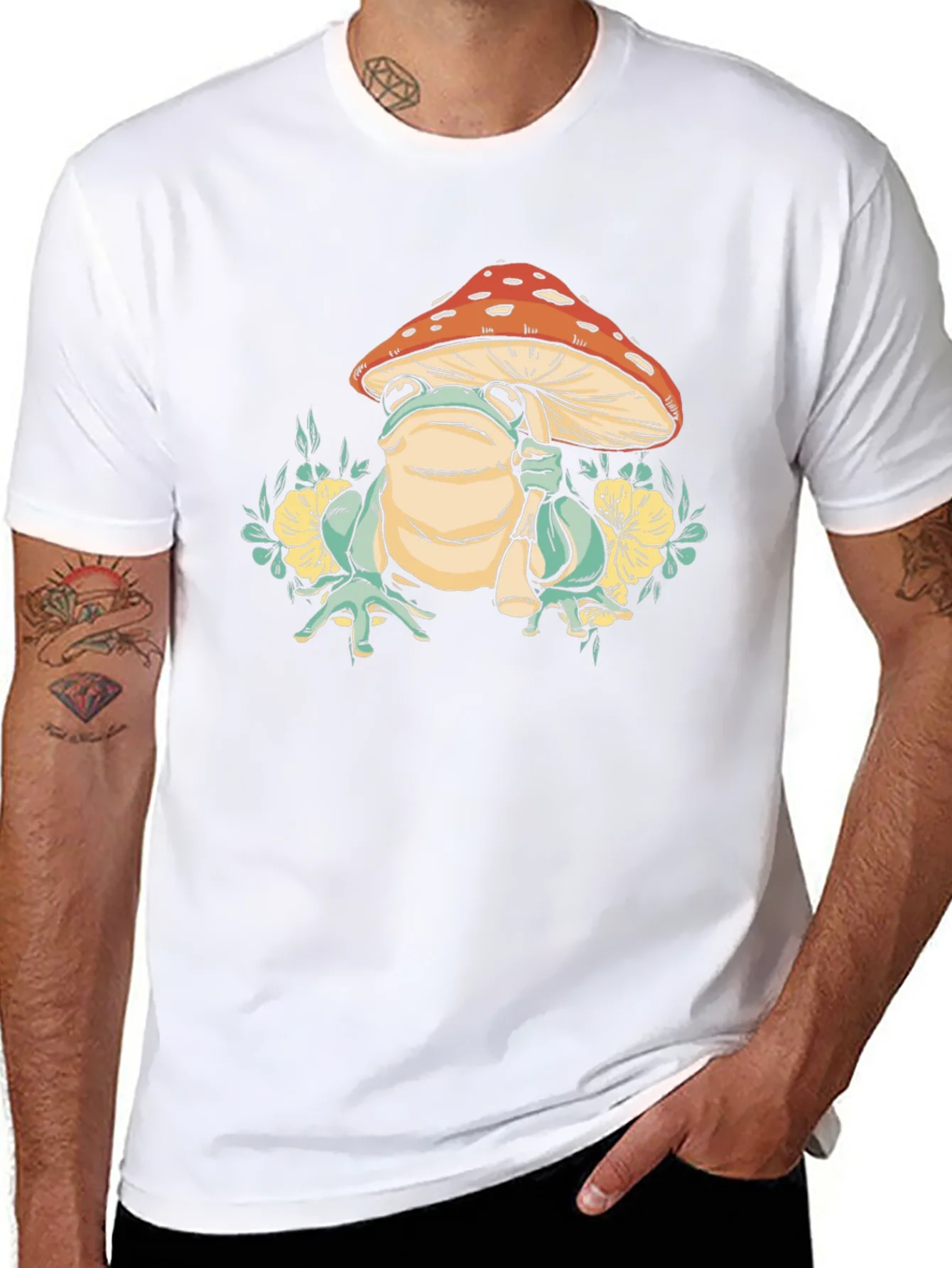 Mushroom Frog Graphic Tee