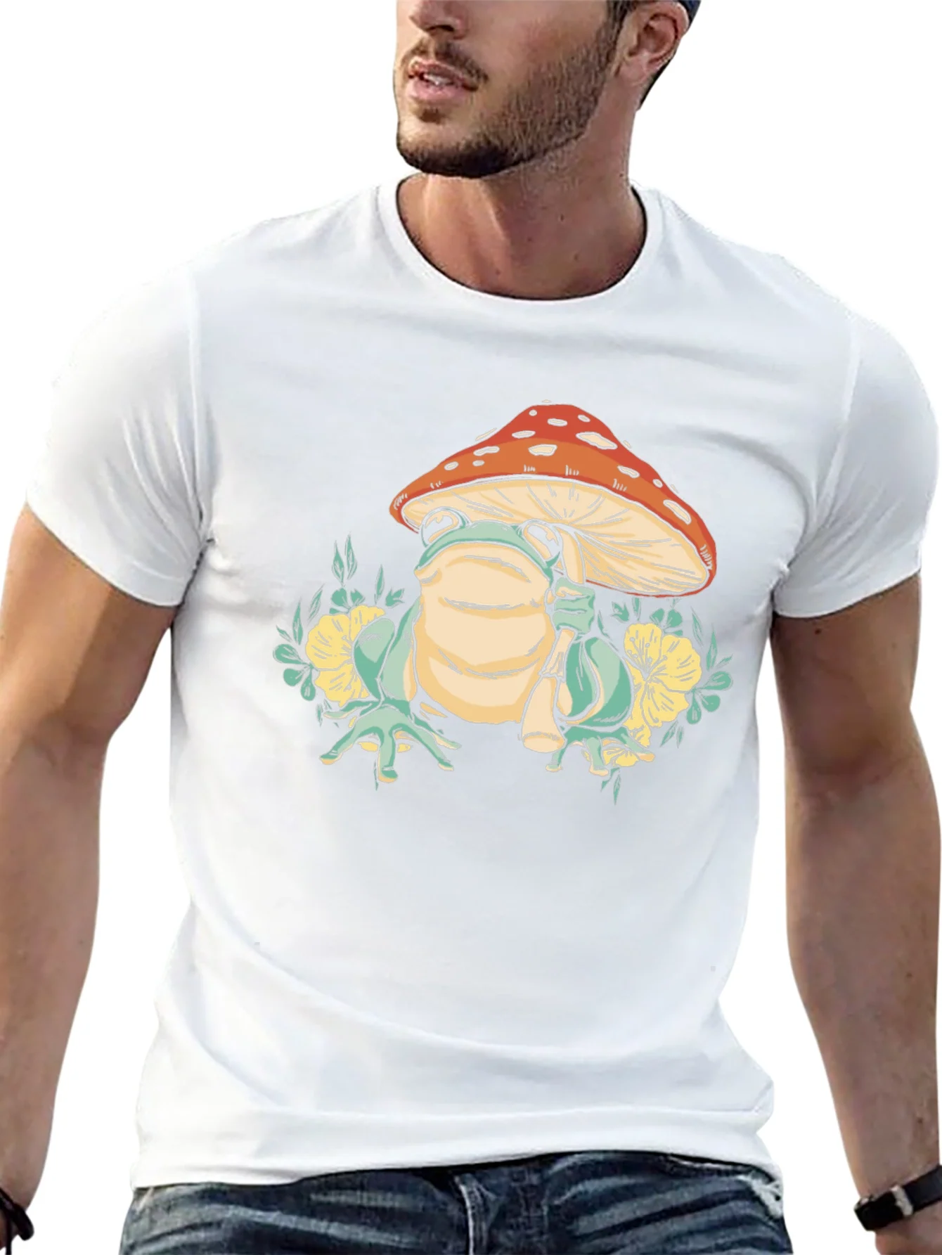Mushroom Frog Graphic Tee