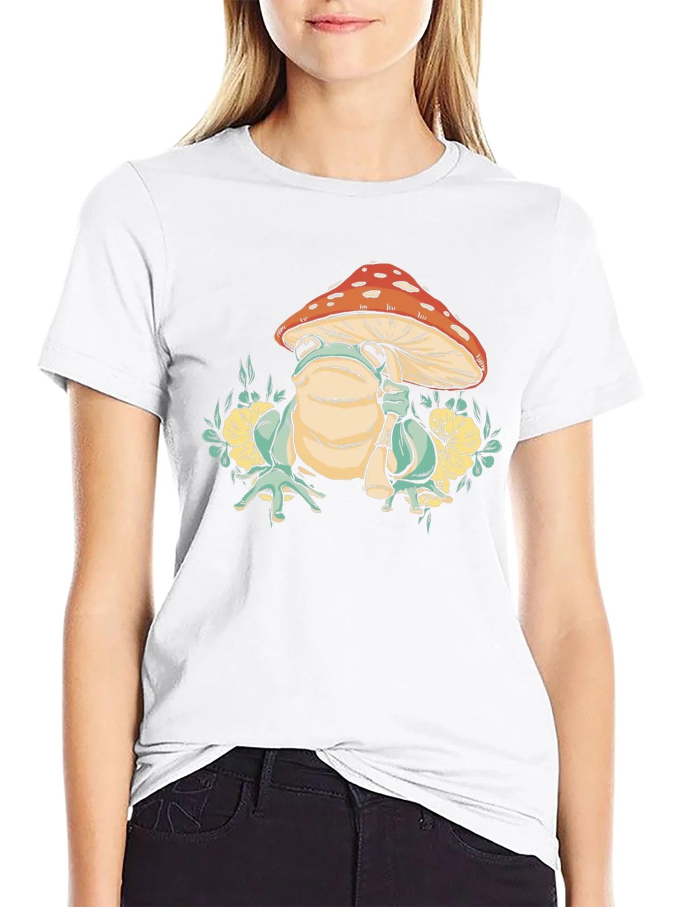 Mushroom Frog Graphic Tee