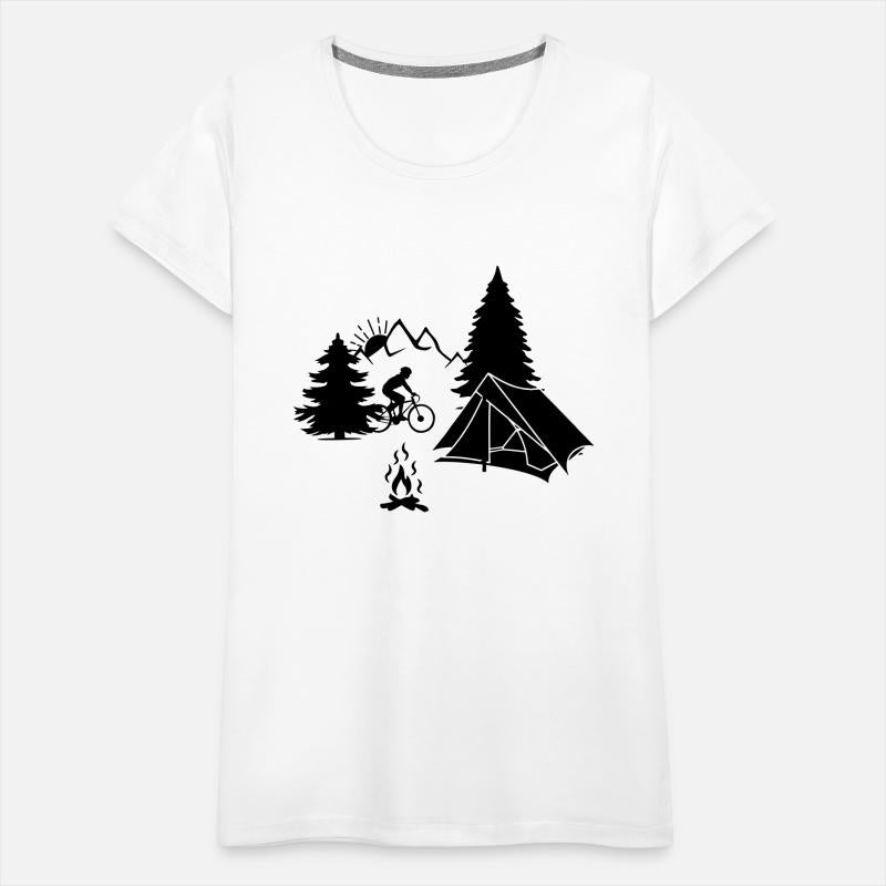 Cyclist in nature