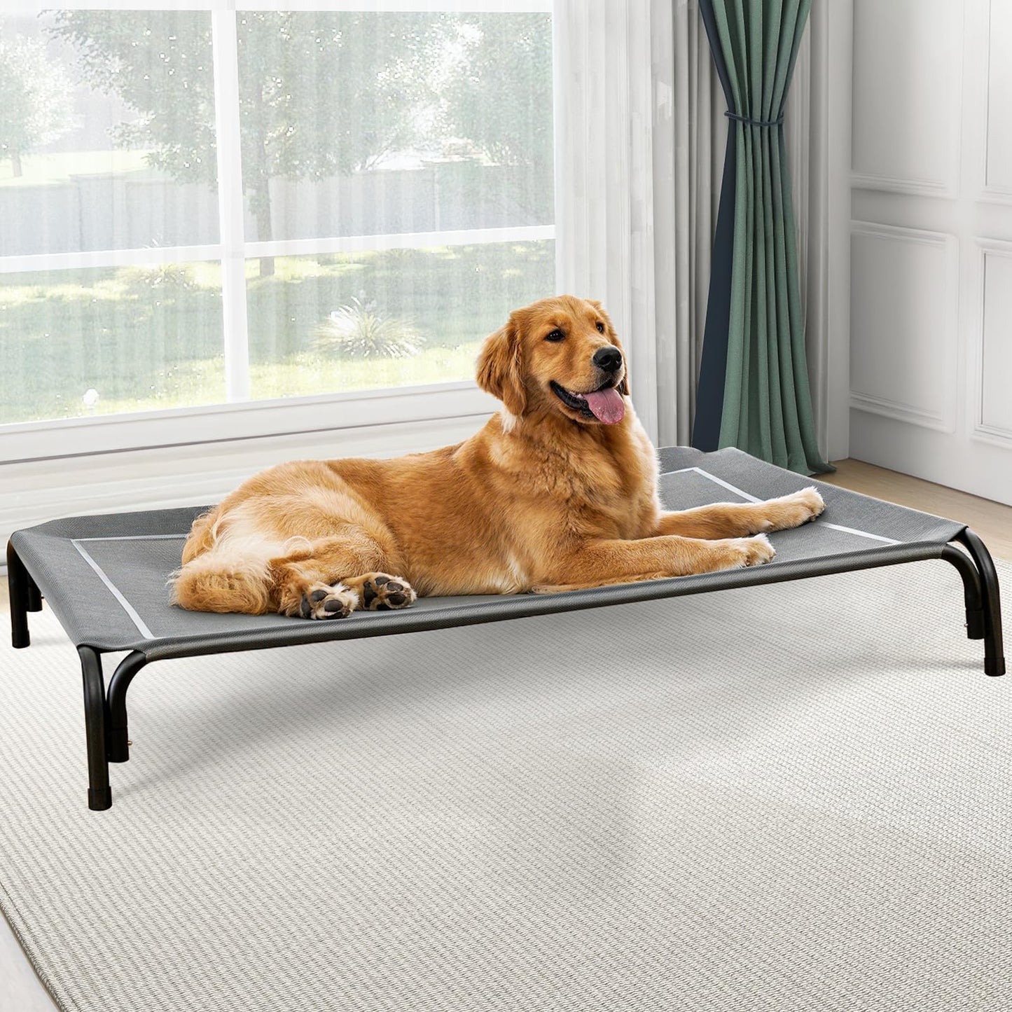 Czpalo Elevated Dog Bed, Raised Outdoor Dog Bed fo - Latest Style
