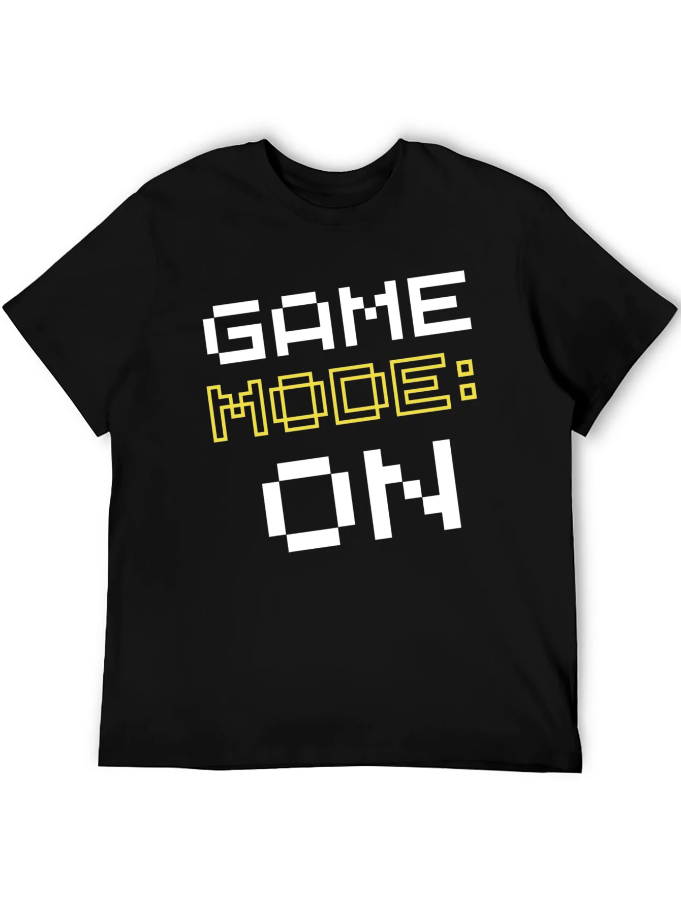 Game Mode On Black Graphic Tee