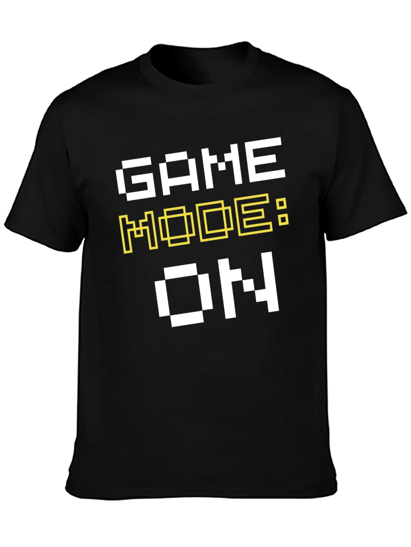 Game Mode On Black Graphic Tee