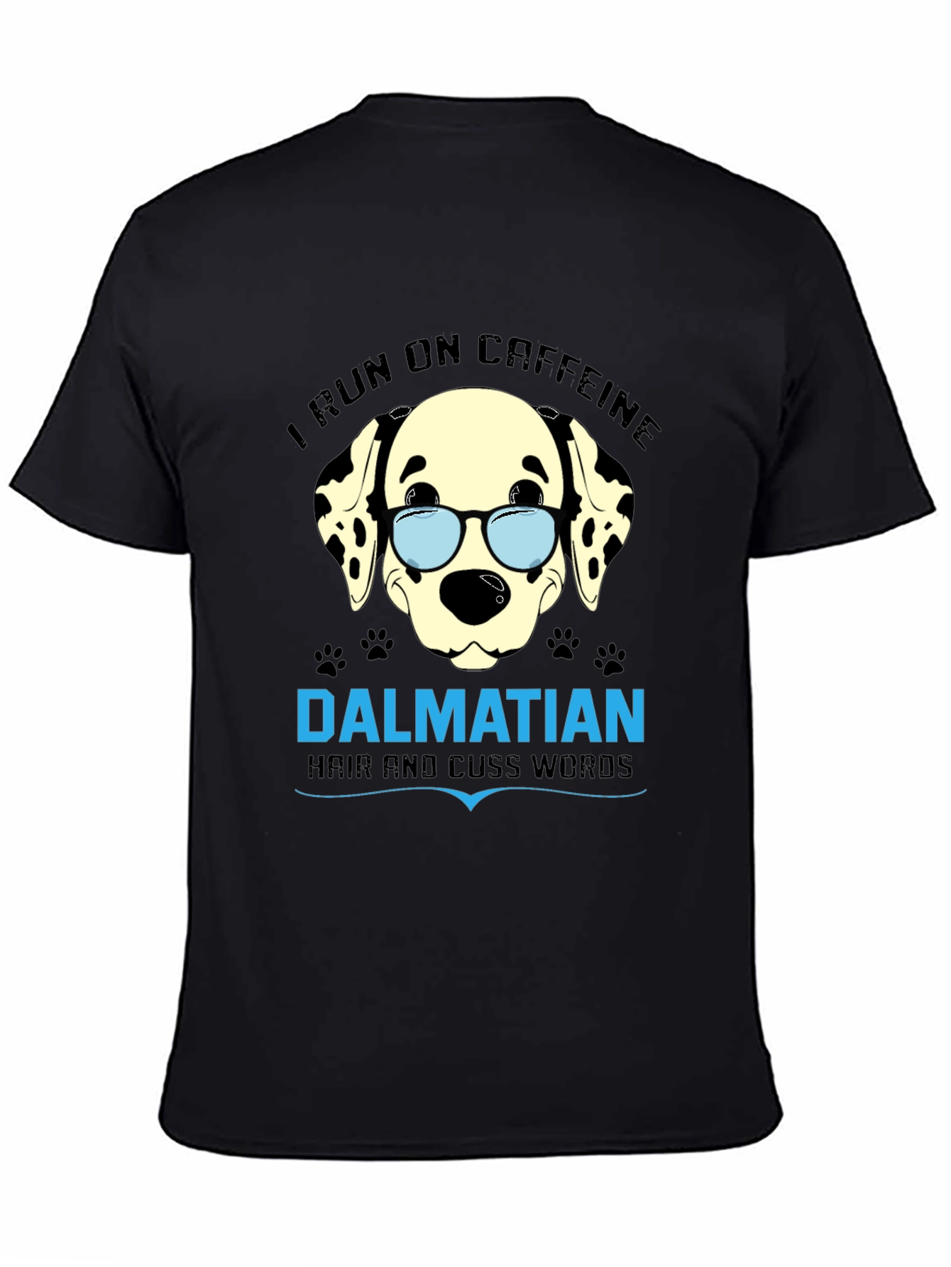Dalmatian Caffeine Humor Graphic Tee