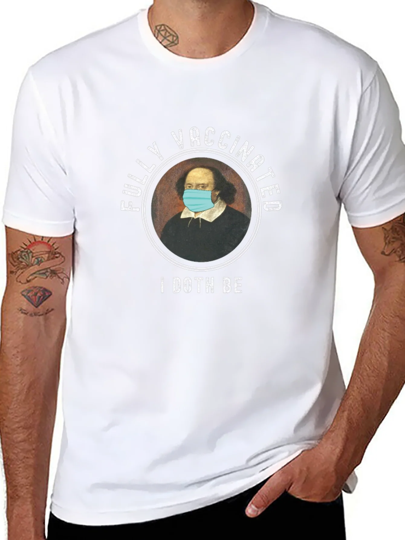 Vaccinated Shakespeare T-Shirt - I Doth Be