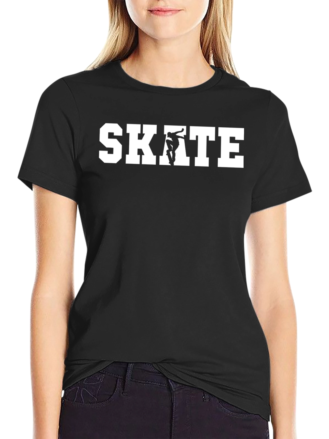 Skate T-Shirt - Classic Black Graphic Tee