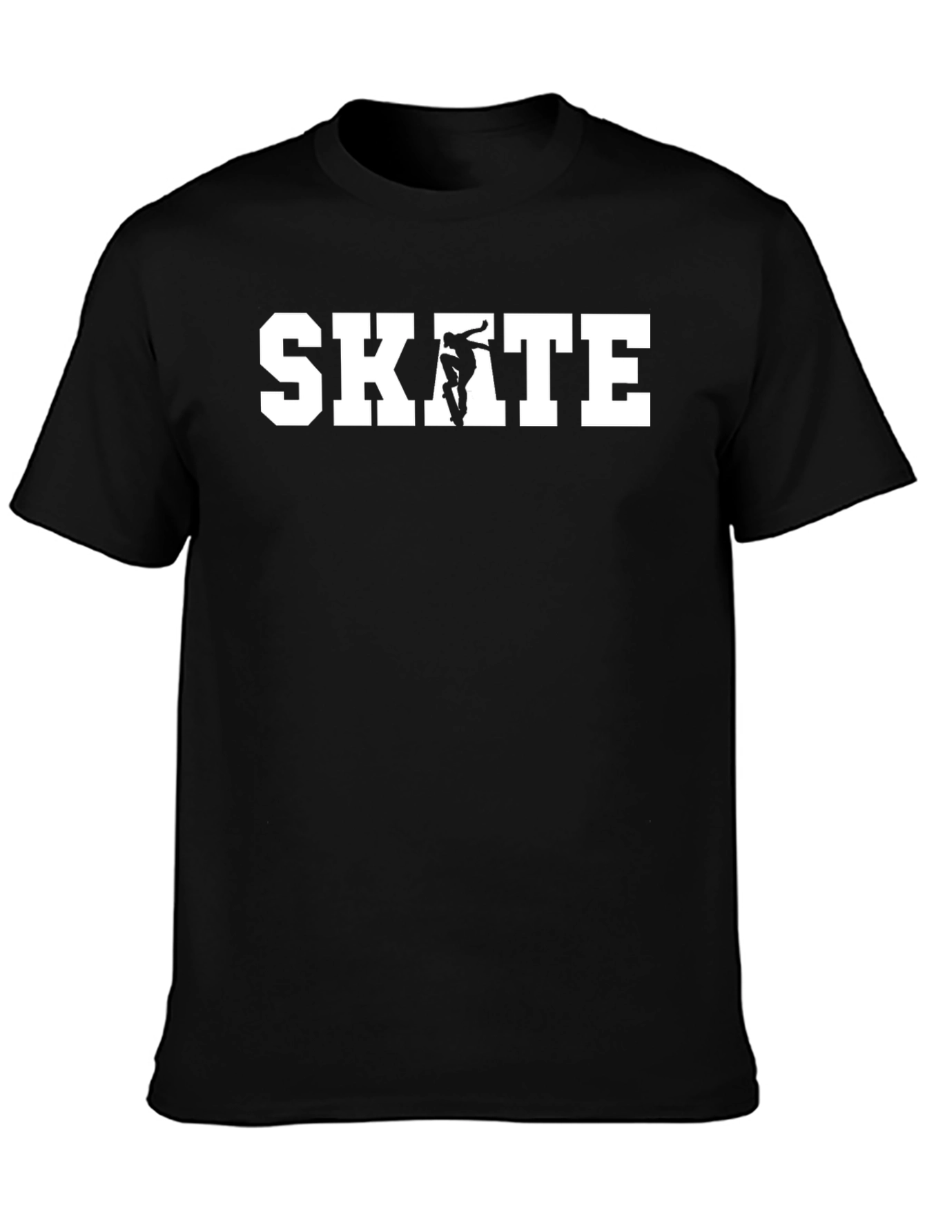 Skate T-Shirt - Classic Black Graphic Tee