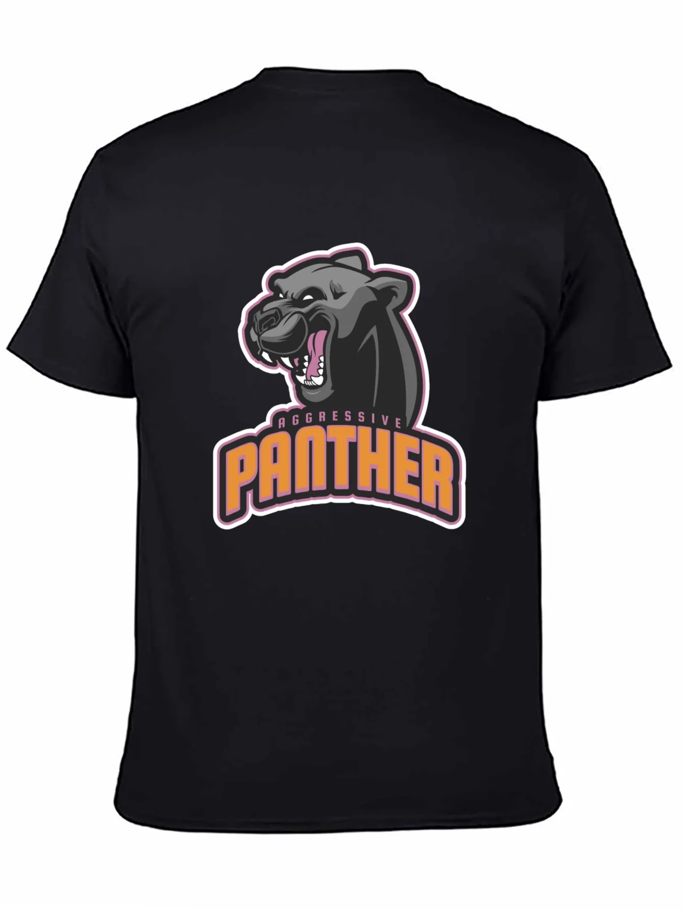 Aggressive Panther Graphic T-Shirt