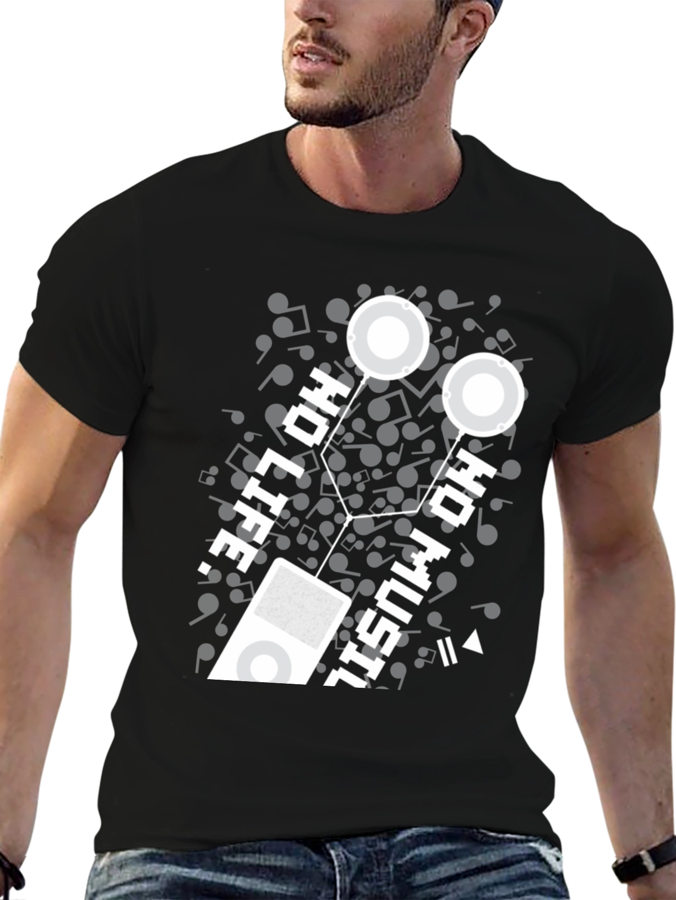Oh Music Life T-Shirt - Graphic Tee