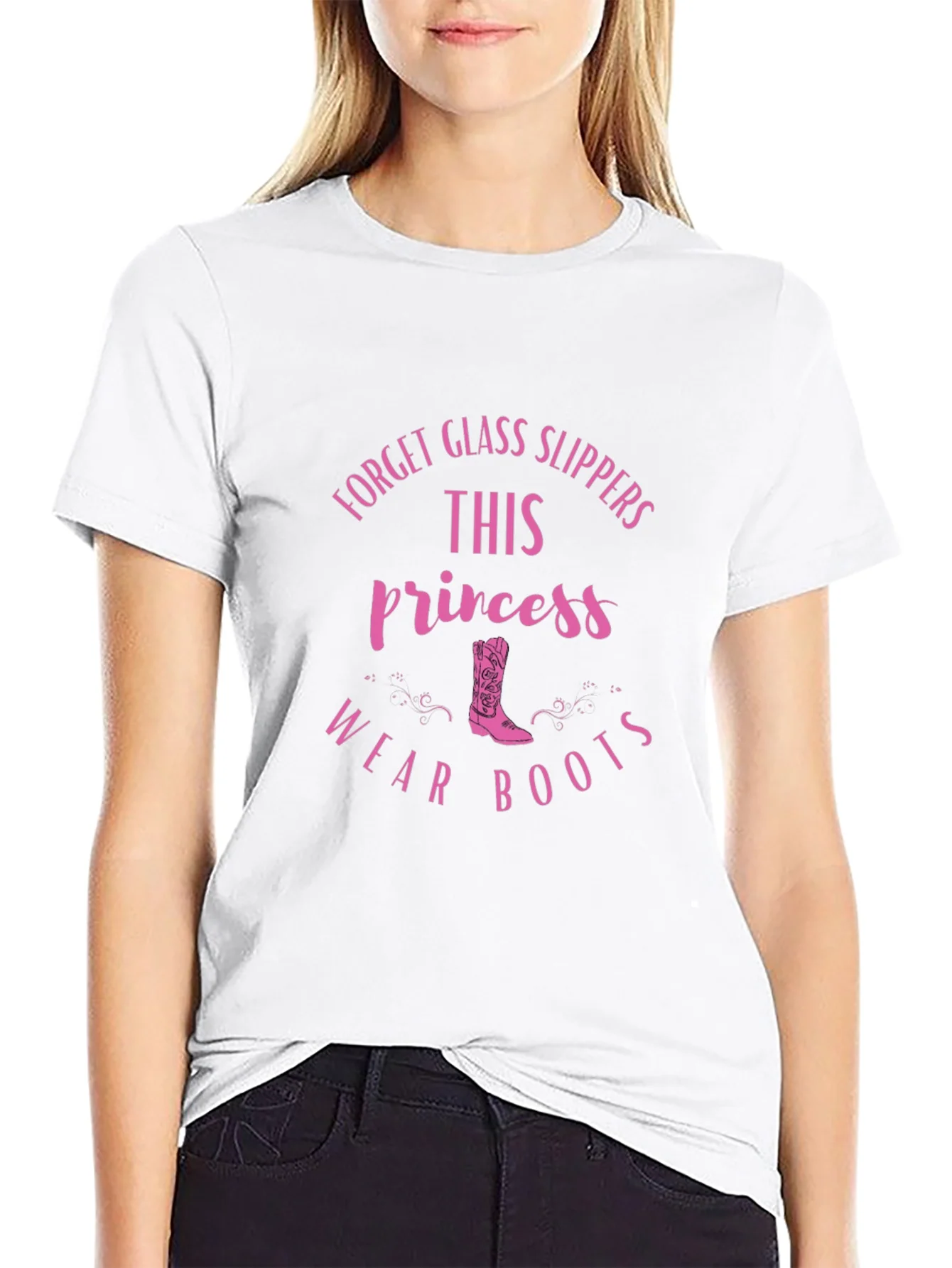 Princess Wears Boots T-Shirt