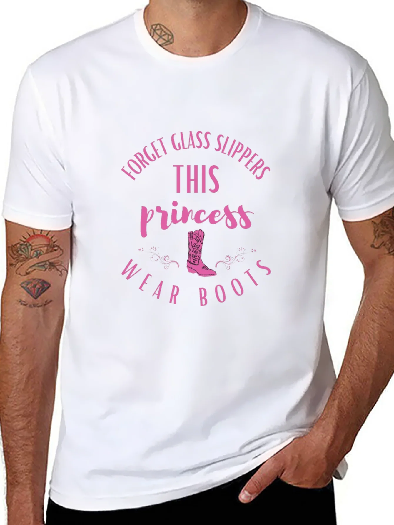 Princess Wears Boots T-Shirt