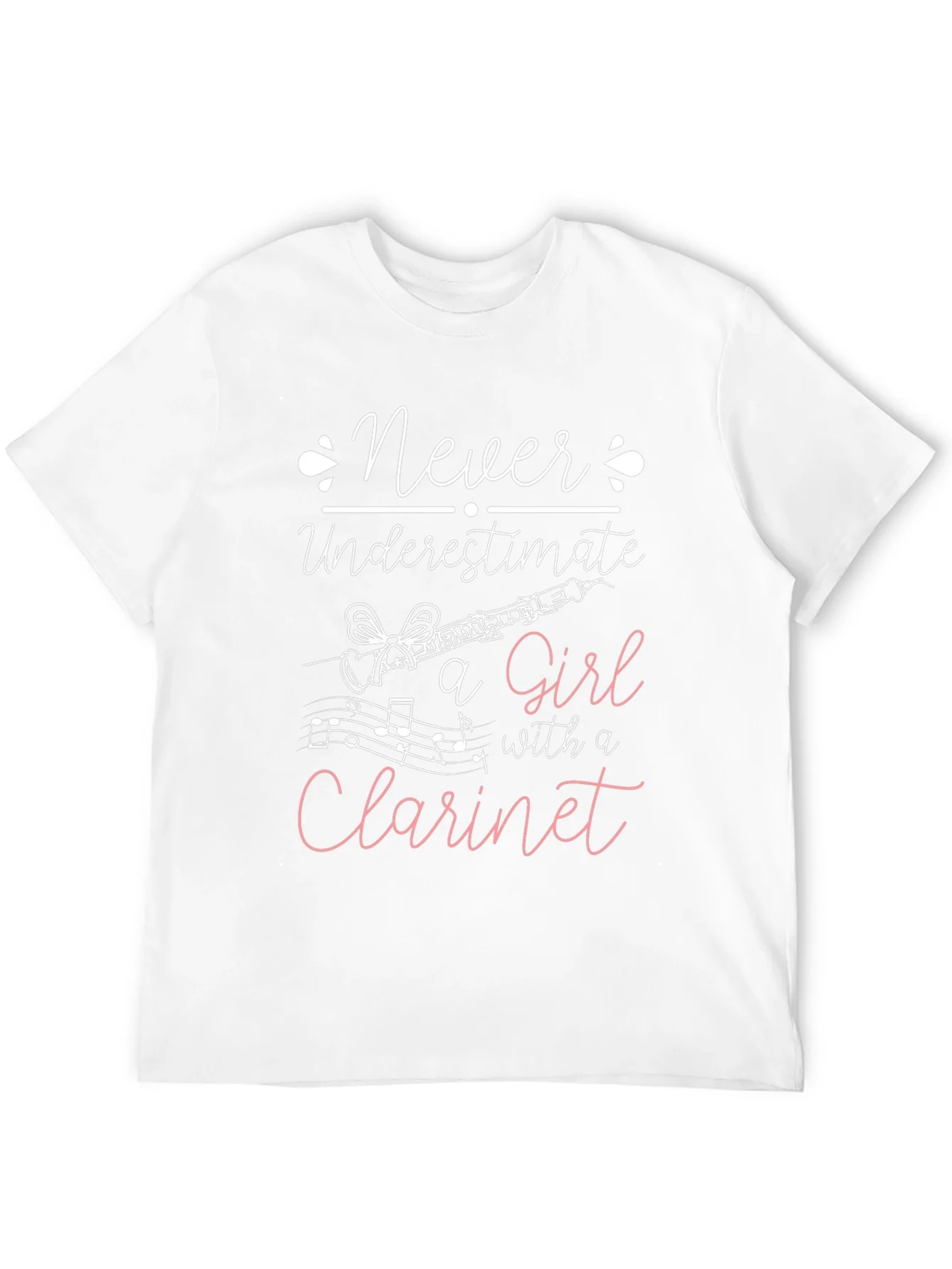 Never Underestimate Clarinet Girl T-Shirt