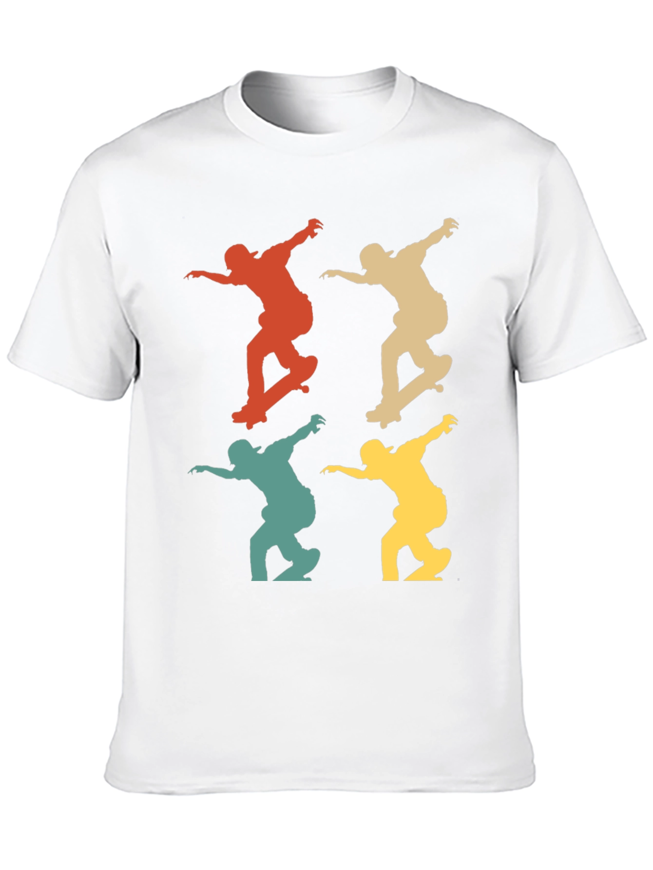 Retro Skateboarder T-Shirt - Cool Graphic Tee