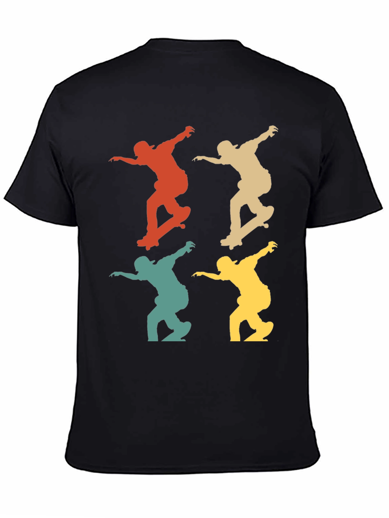 Retro Skateboarder T-Shirt - Cool Graphic Tee