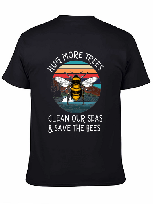 Hug Trees Save Bees Graphic Tee