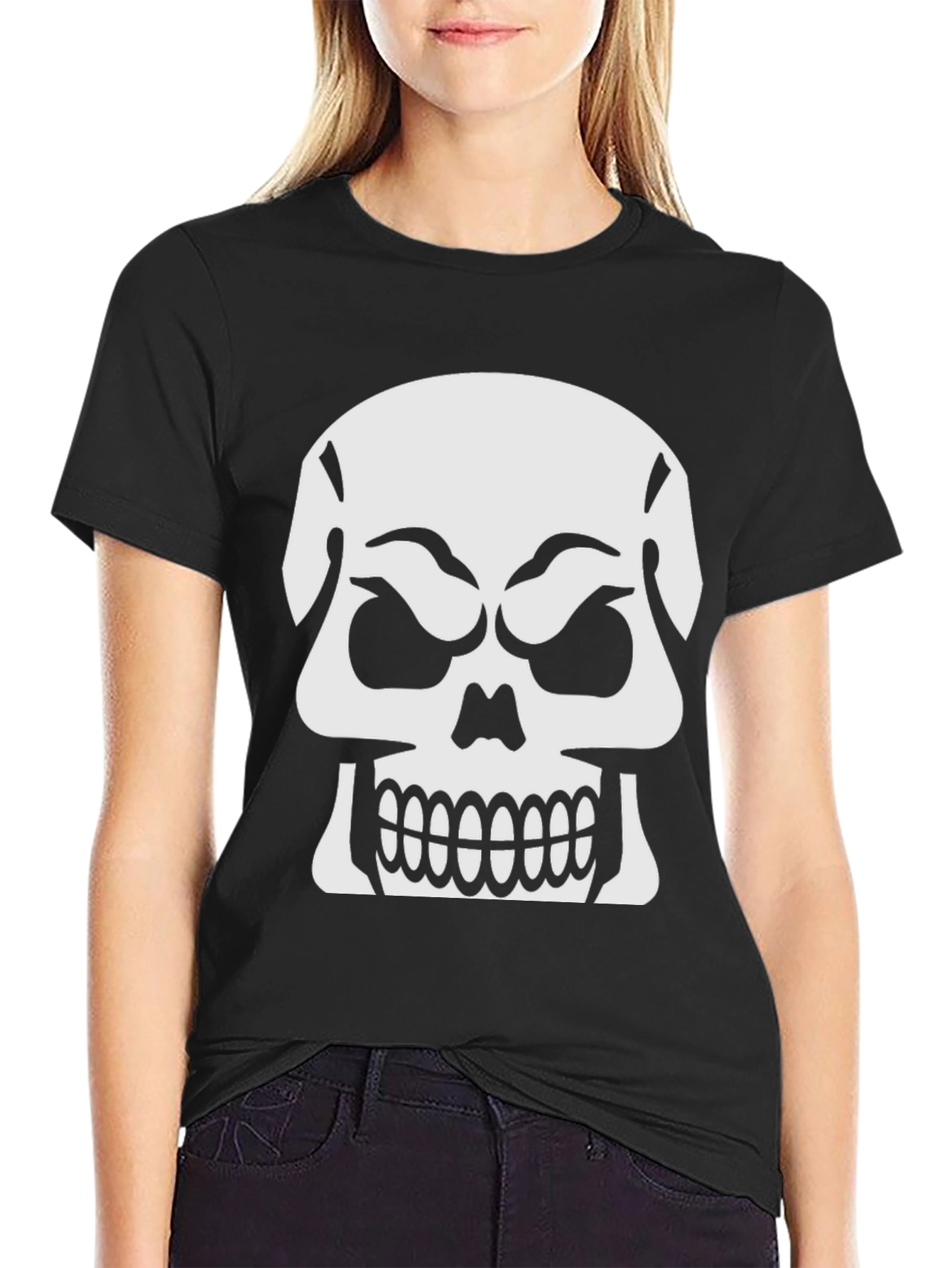 Skull Graphic Black T-Shirt