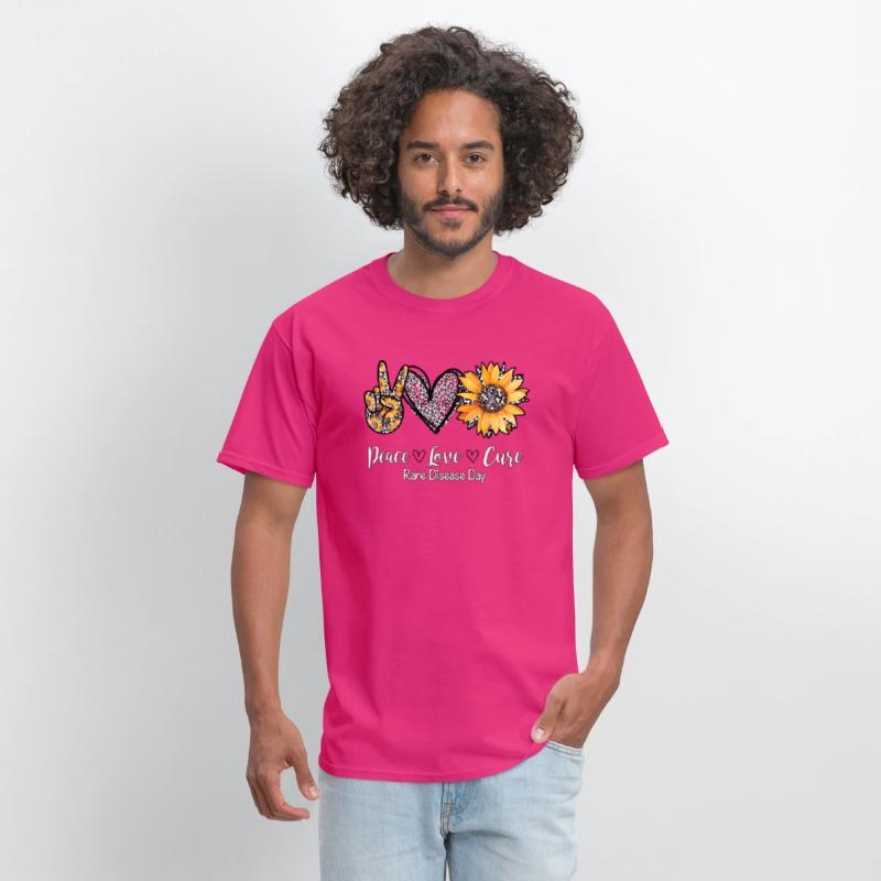 Daisy Peace Love Cure Rare Disease Day