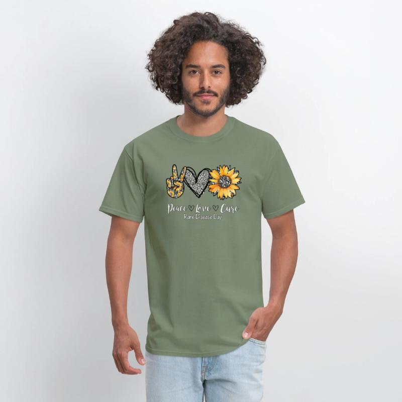 Daisy Peace Love Cure Rare Disease Day