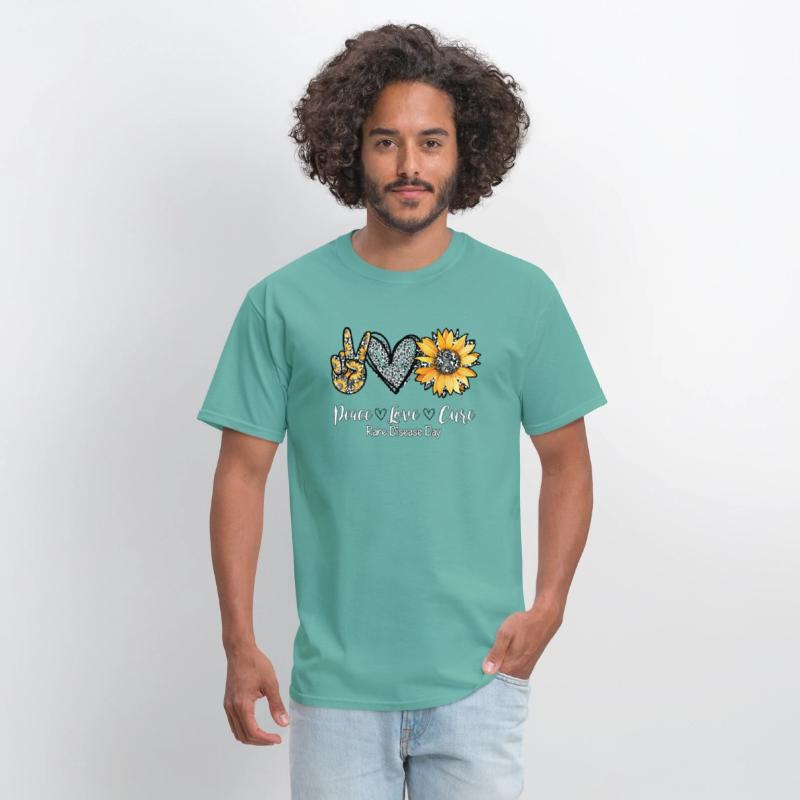 Daisy Peace Love Cure Rare Disease Day
