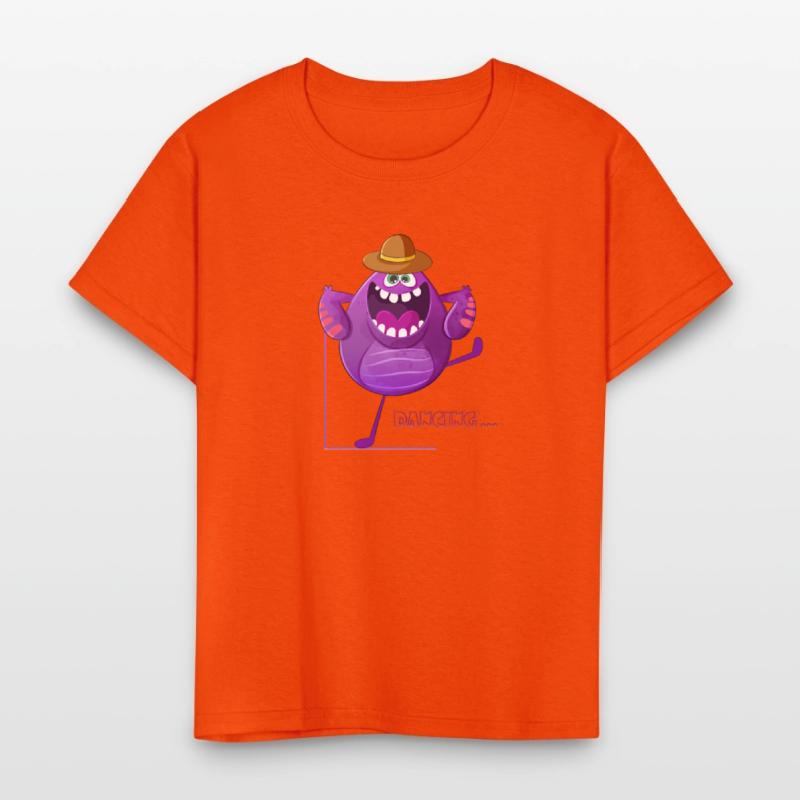 Dancing Cute Purple Monster