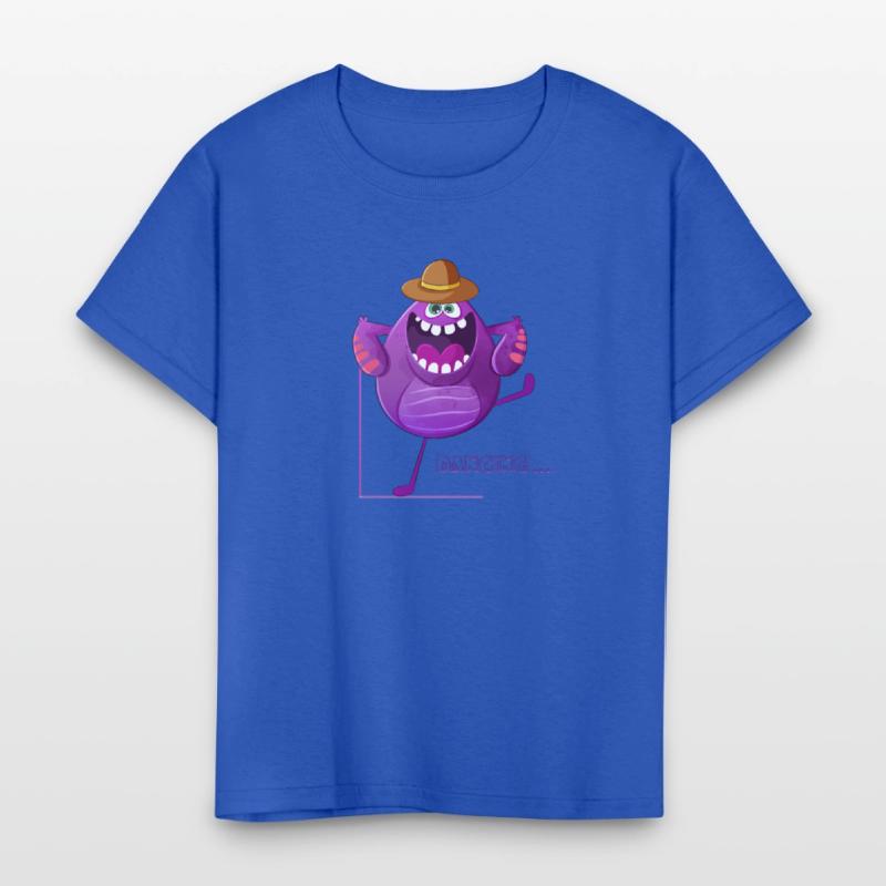 Dancing Cute Purple Monster