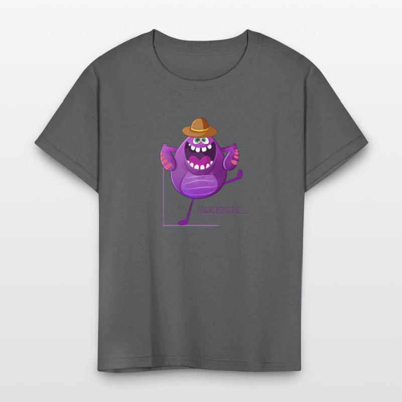 Dancing Cute Purple Monster