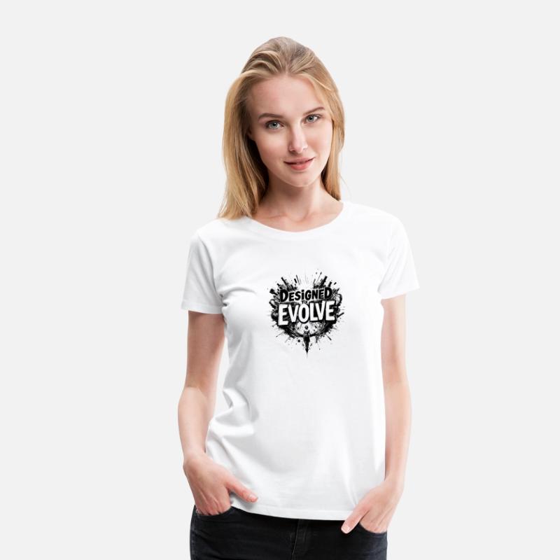 DESIGNED TO EVOLVE – Bold Abstract Evolution Art