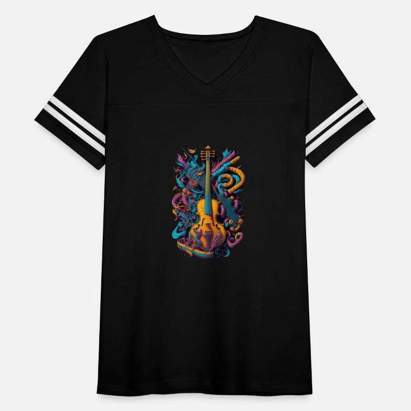 detailed illustration electric guitar white back