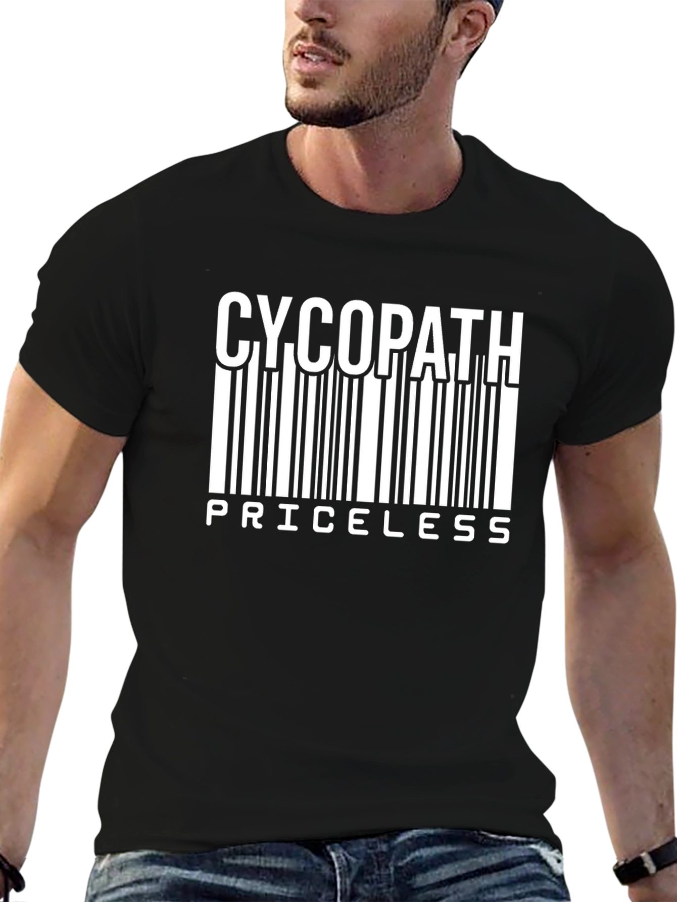 Cycopath Priceless Barcode Graphic T-Shirt