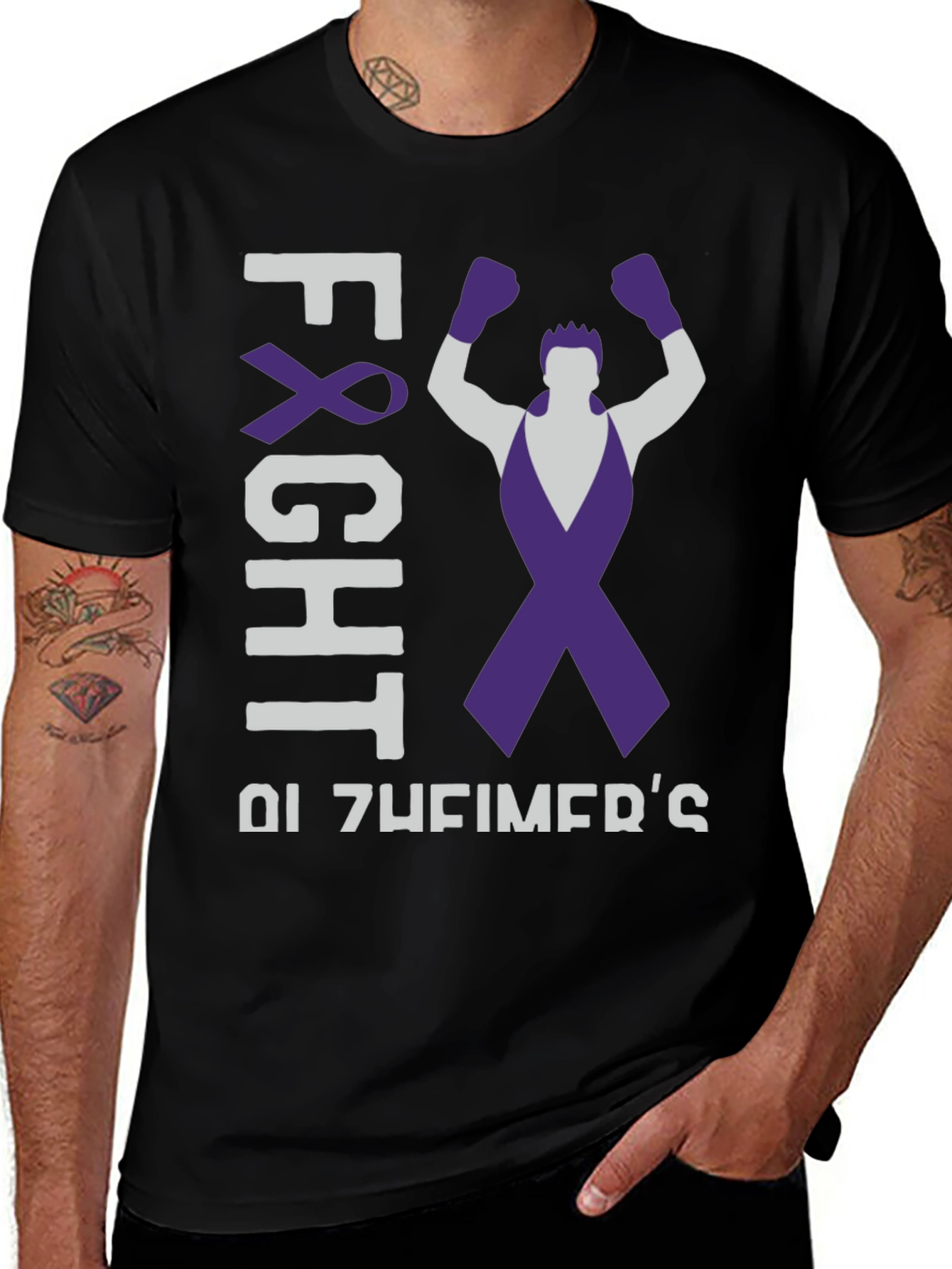 Fight Alzheimers Awareness T-Shirt