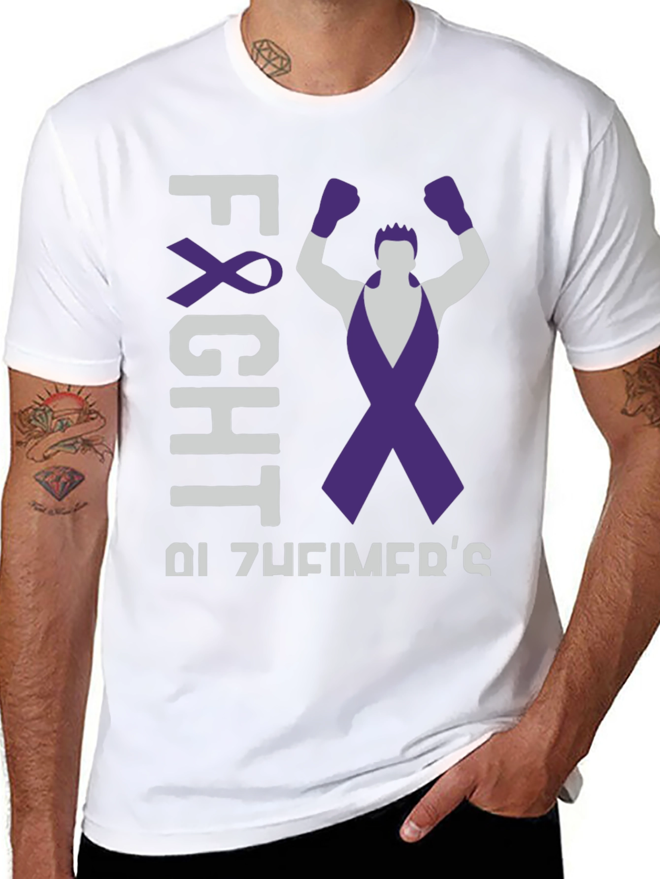 Fight Alzheimers Awareness T-Shirt