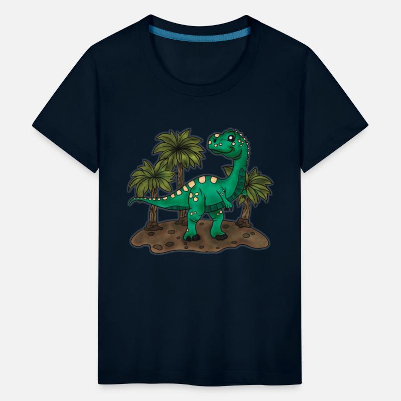 Dino Land Walk - Crazy Cool Kids Shirt Design
