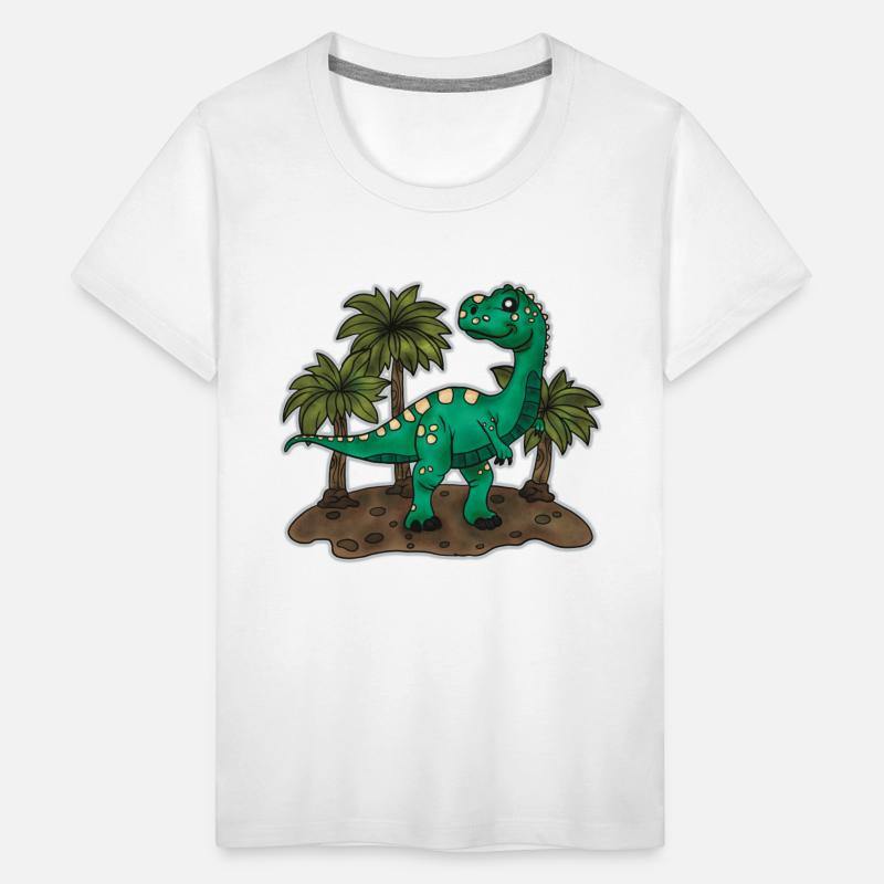 Dino Land Walk - Crazy Cool Kids Shirt Design