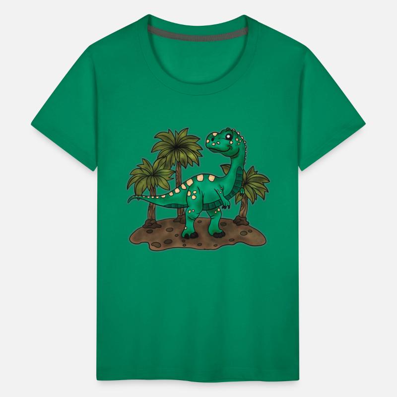 Dino Land Walk - Crazy Cool Kids Shirt Design
