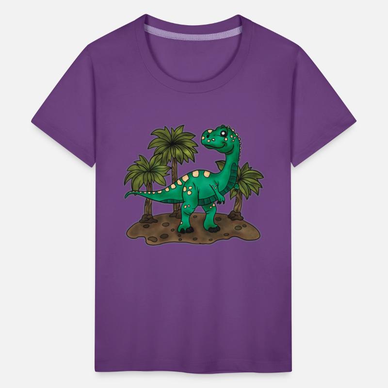 Dino Land Walk - Crazy Cool Kids Shirt Design