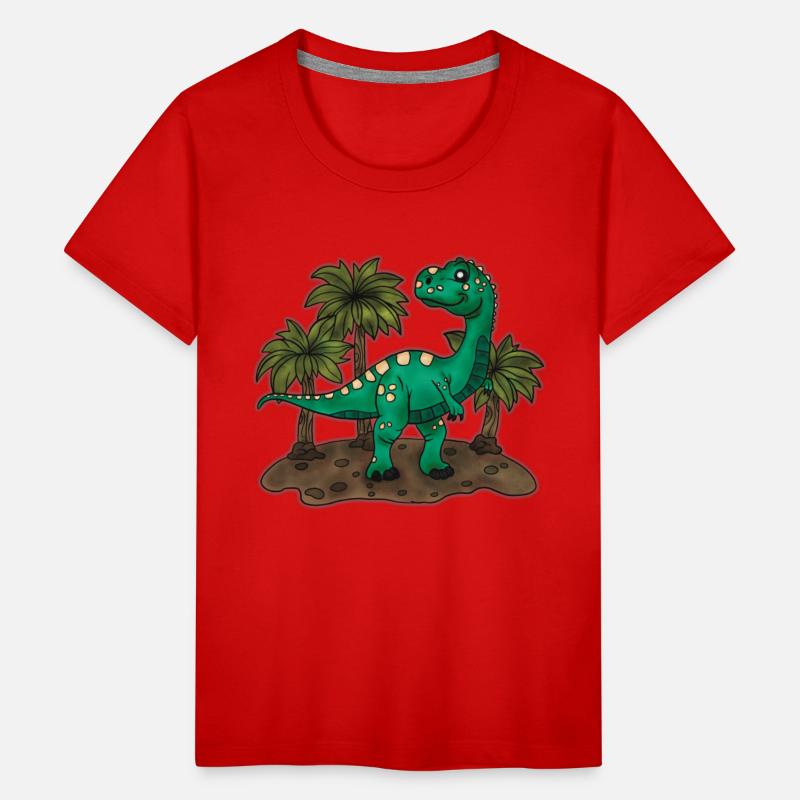 Dino Land Walk - Crazy Cool Kids Shirt Design