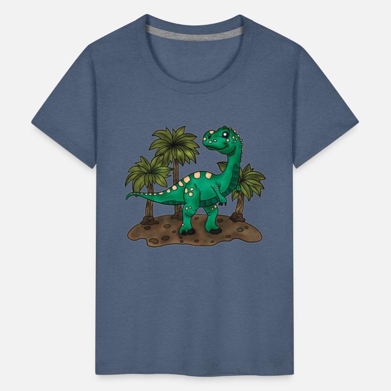 Dino Land Walk - Crazy Cool Kids Shirt Design