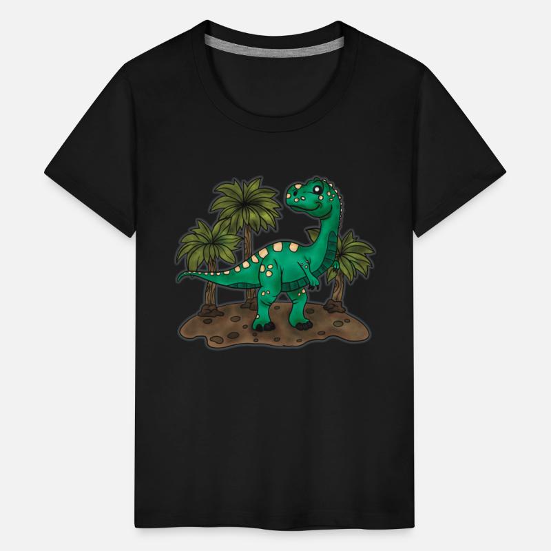 Dino Land Walk - Crazy Cool Kids Shirt Design